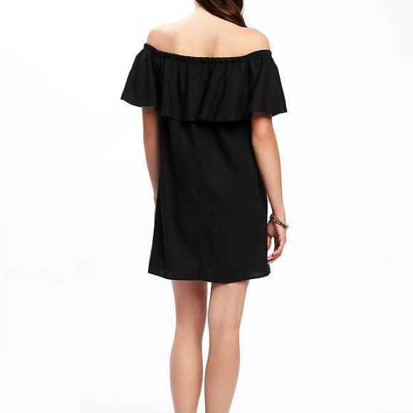 Old Navy Off-the-Shoulder Linen-Blend Shift Dress for Women - Picture 2 of 8